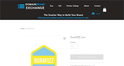 Desktop Screenshot of durafizz.com